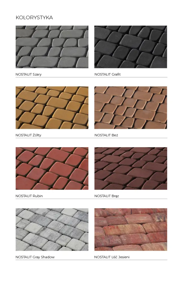 Kostka brukowa NOSTALIT