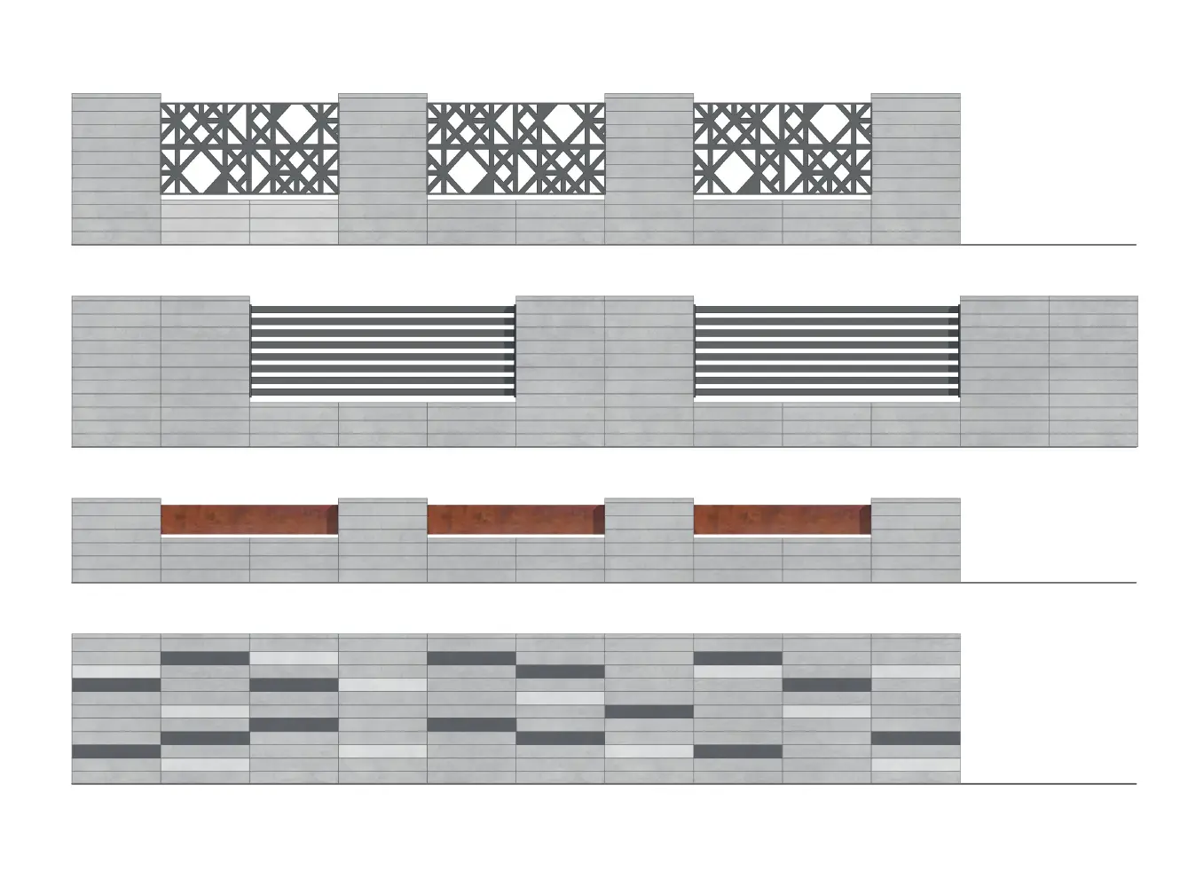 ogrodzenia betonowe LONGLINE